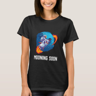 Mooning bald Meme Crypto Stocks Ape T-Shirt