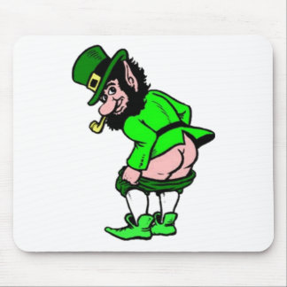 Mooning Leprechaun Mousepad