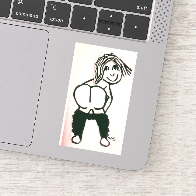 MOONINGBARE HINTERN KUSTOM-STICKER AUFKLEBER (Detail)