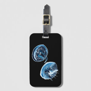 MoonJellyfish Aquarellkunst Gepäckanhänger