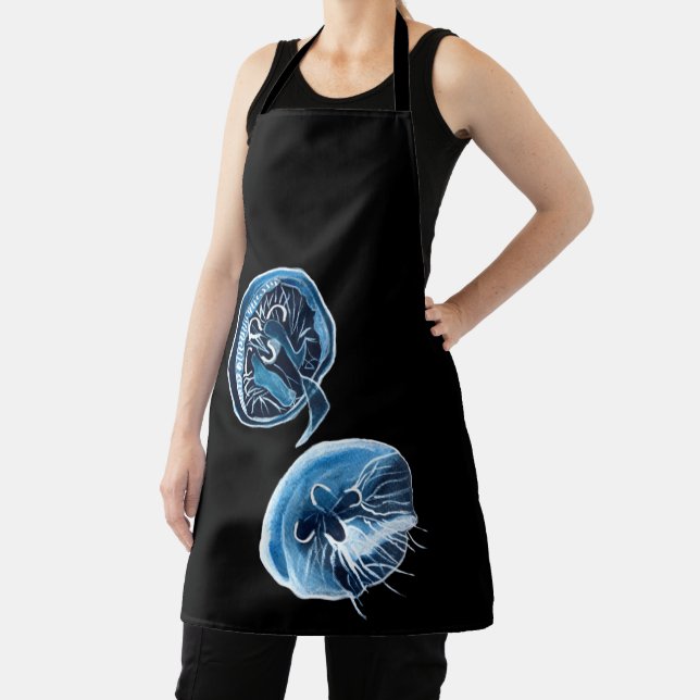 MoonJellyfish Aquarellkunst Schürze (InSitu)