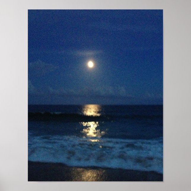 MOONLIGHT am STRAND Poster (Vorne)