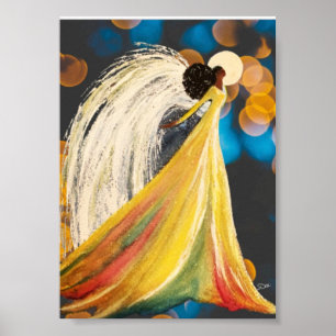 Moonlight Angel 12x18 Poster