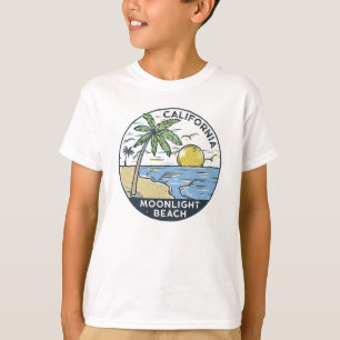 Moonlight Beach San Diego Kalifornien Vintage T-Shirt