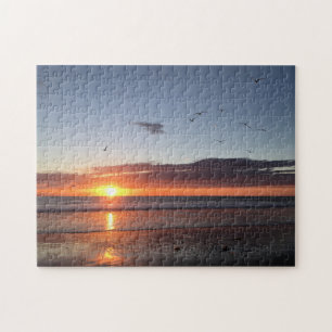 Moonlight Beach Sunset Puzzle