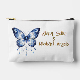 Moonlight Blue Butterfly - custom Zubehörtasche