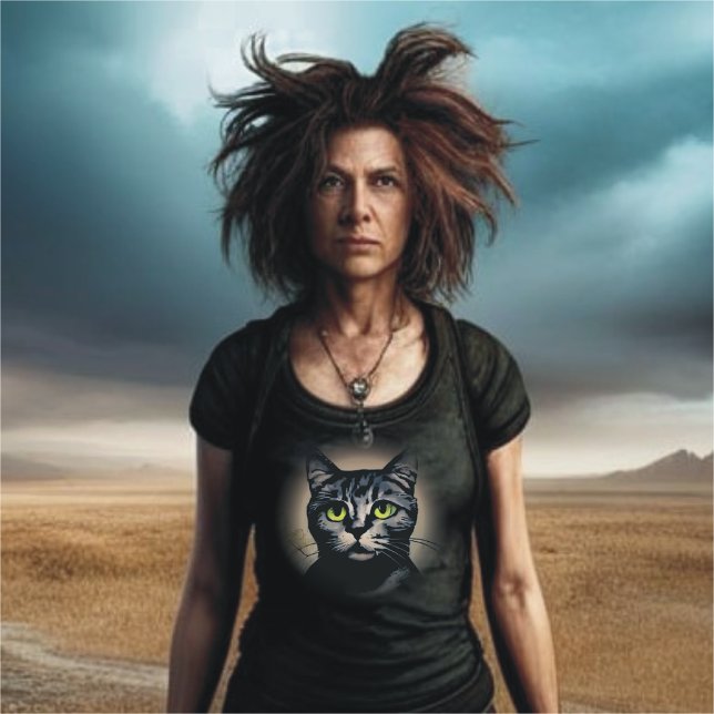 Moonlight Cat T - Shirt (Von Creator hochgeladen)