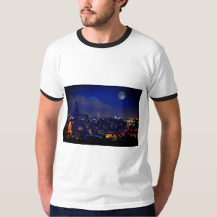 "Moonlight Cityscape" T-Shirt