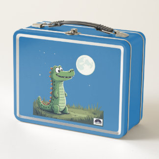 Moonlight Croc's Happy Box Metall Brotdose