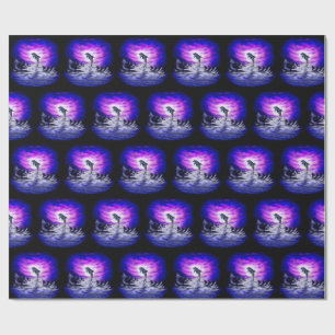 Moonlight Dolphin Geschenkpapier
