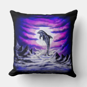 Moonlight Dolphin Kissen