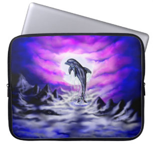 Moonlight Dolphin Laptopschutzhülle