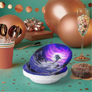 Moonlight Dolphin Pappteller