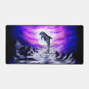Moonlight Dolphin Schreibtischunterlage
