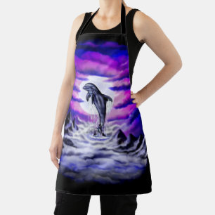 Moonlight Dolphin Schürze