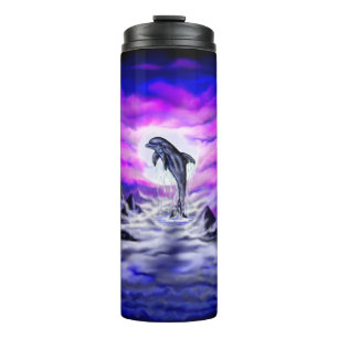 Moonlight Dolphin Thermosbecher