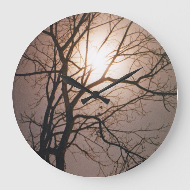 Moonlight Dream Große Wanduhr (Vorderseite)
