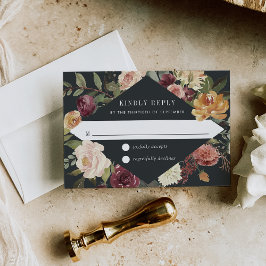 Moonlight Garden RSVP Karte