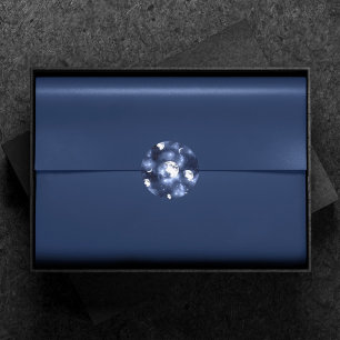 Moonlight Glow Moon Phasen in Sky Clouds Runder Aufkleber