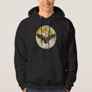 Moonlight Gothic Forest Bird Animal Raven Spooky N Hoodie