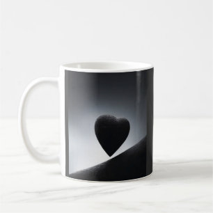 Moonlight Heart Shape Night Sky Kaffeetasse