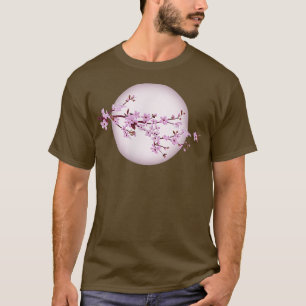 Moonlight Japanisch Sakura Cherry Blossom T-Shirt