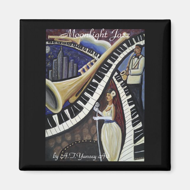 Moonlight Jazz Magnet (Vorne)