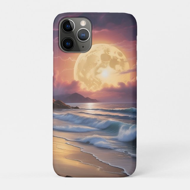 Moonlight Midnight Beach 6 Case-Mate iPhone Hülle (Rückseite)