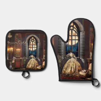 Moonlight Ofenhandschuh & Topflappen-Set