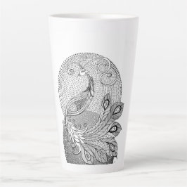 Moonlight Peacock Milchtasse
