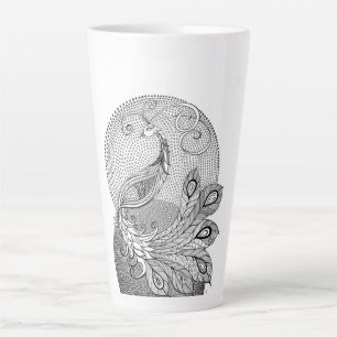 Moonlight Peacock Milchtasse