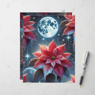 Moonlight Poinsettia Muster - Handbuch