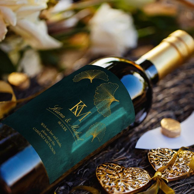 Moonlight Romance Vielen Dank Emerald Green ID881 Weinetikett (Von Creator hochgeladen)