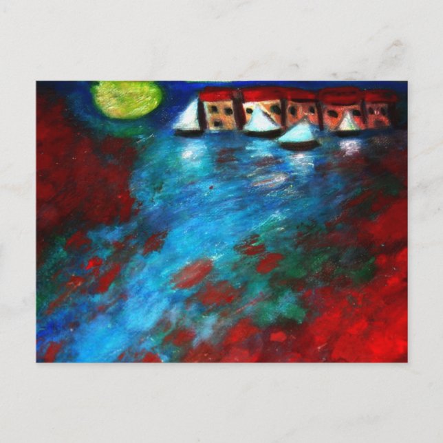 MOONLIGHT SAIL POSTKARTE (Vorderseite)