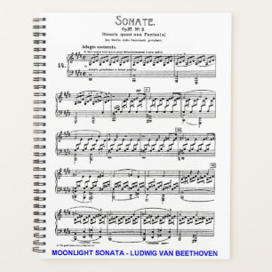 Moonlight-Sonata-Ludwig-Beethoven Planer