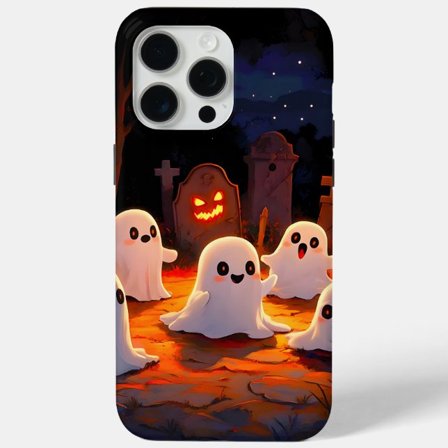Moonlight Spooky Ghost Tales Case-Mate iPhone Hülle (Rückseite)