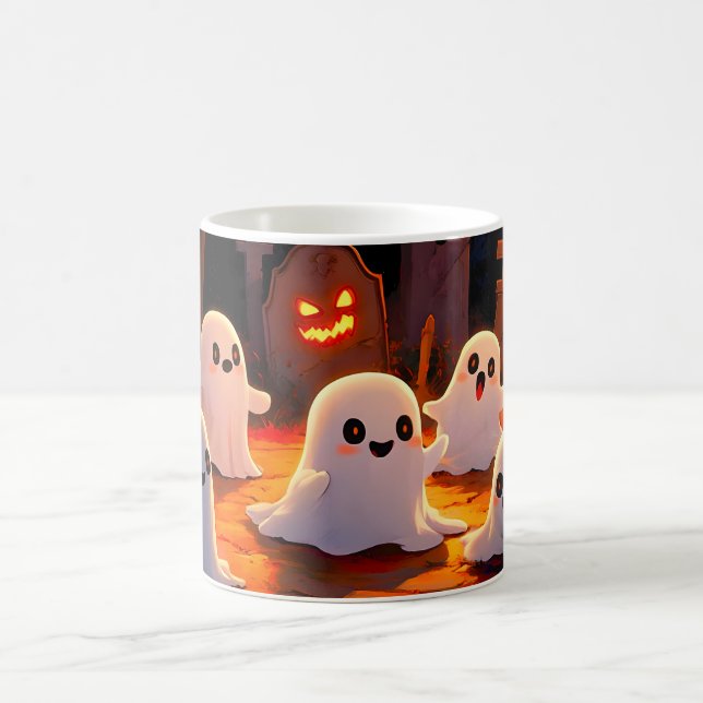 Moonlight Spooky Ghost Tales Kaffeetasse (Mittel)