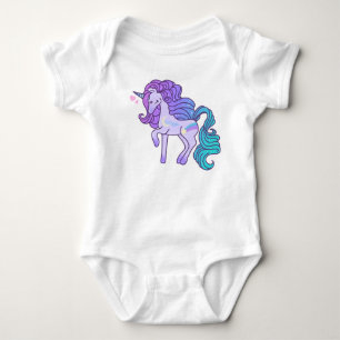 Moonlight Unicorn Baby Strampler