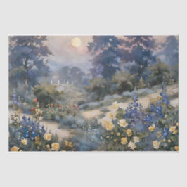 Moonlight-Verzauberter Garten Seidenpapier