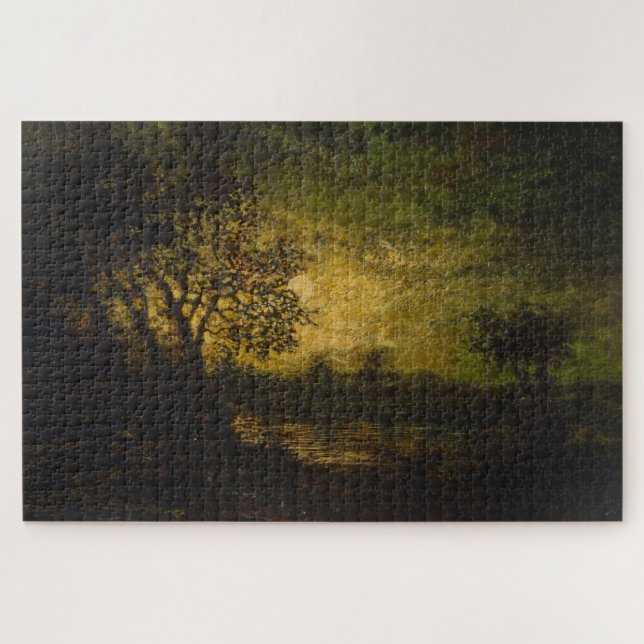Moonlight (von Ralph Albert Blakelock) Puzzle (Horizontal)