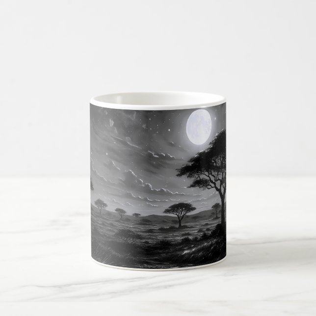 Moonlit African Savanna Kaffeetasse (Mittel)