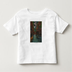 Moonlit Ansicht des Gerinnes Kleinkind T-shirt