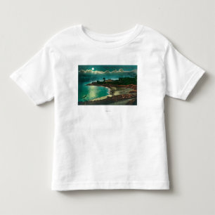 Moonlit Ansicht des Vue de L'EauSanta Cruz, CA Kleinkind T-shirt