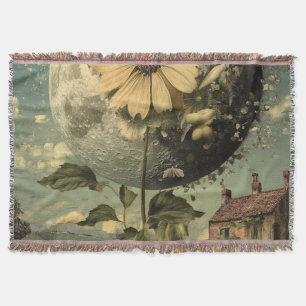 Moonlit Blume und Vintager Charme Decke