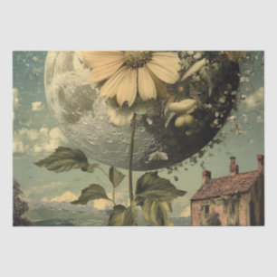 Moonlit Blume und Vintager Charme Seidenpapier