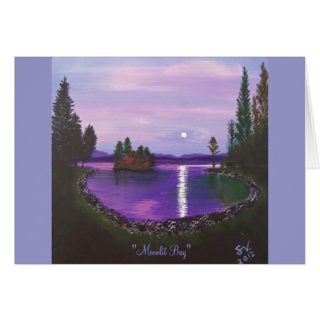 Moonlit Bucht (Vorderseite (Horizontal))