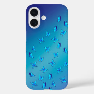 Moonlit Butterflies iPhone 16 Case - Whimsical Art