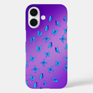 Moonlit Butterflies iPhone 16 Case - Whimsical Art