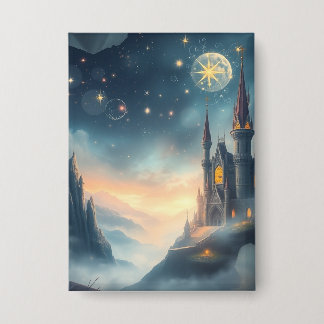 Moonlit Celestial Castle Button