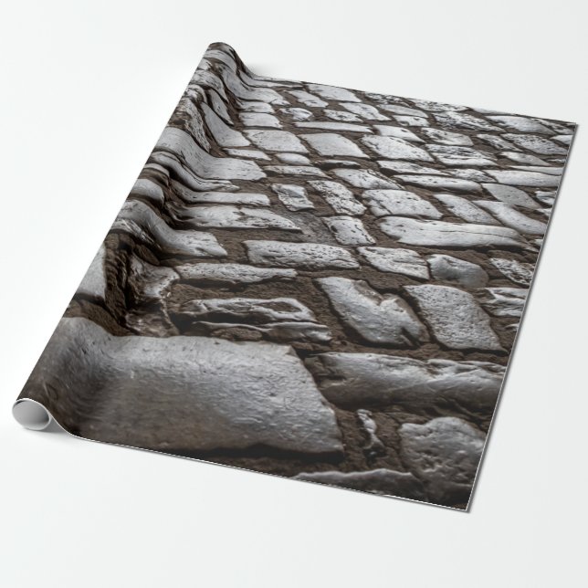 Moonlit Cobblestones Geschenkpapier (Ungerollt)